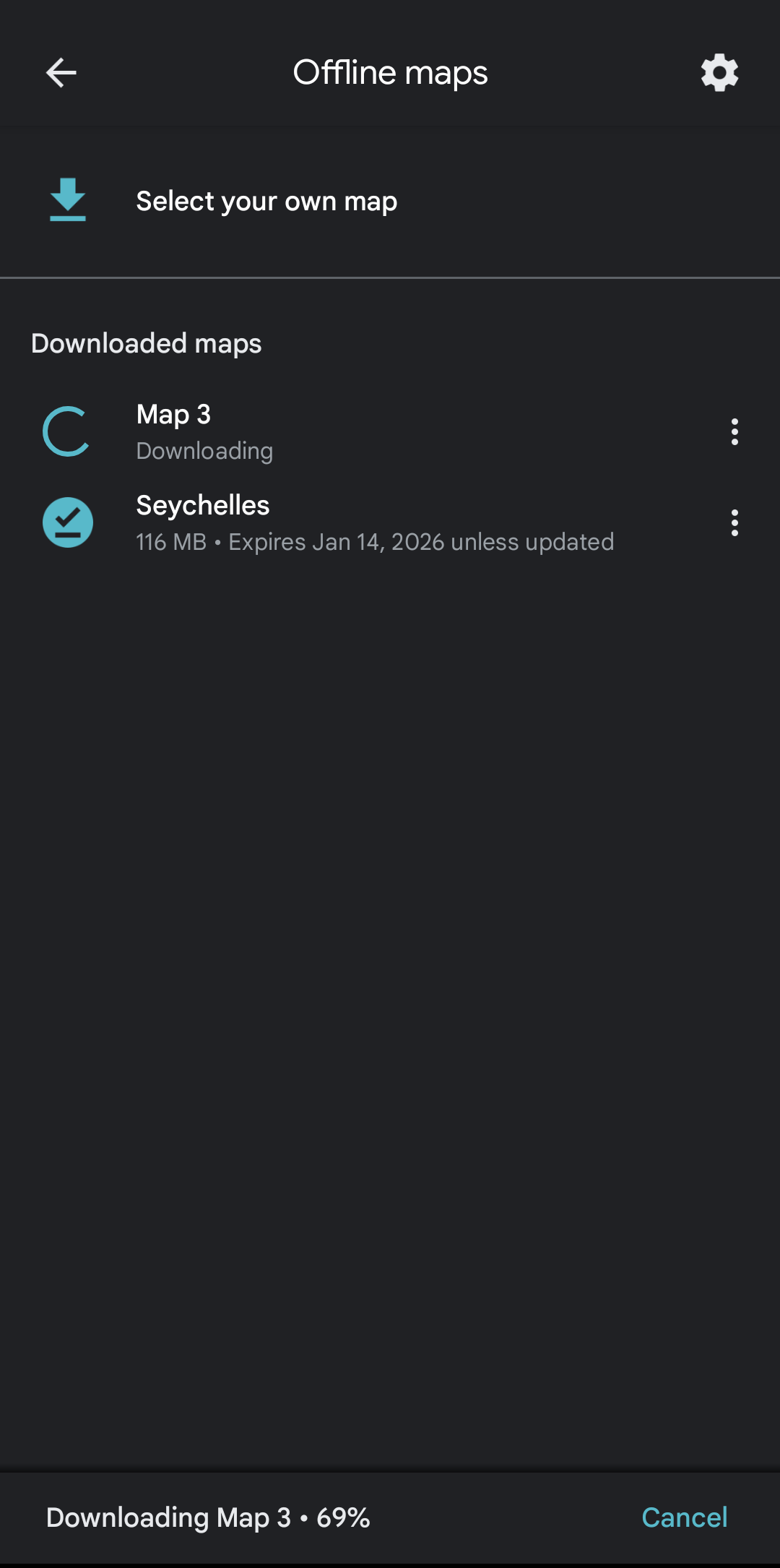 gmaps wait download